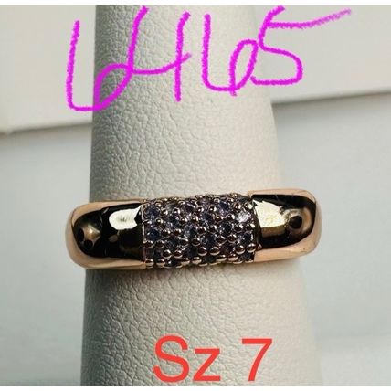 Bomb Party Sz7 Revealed Ring Fashion Jewelry Flush Purple Cluster Rose Gold Pl