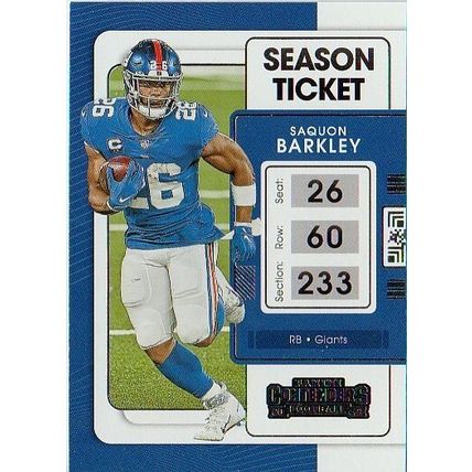 SAQUON BARKLEY 2021 PANINI CONTENDERS # 74