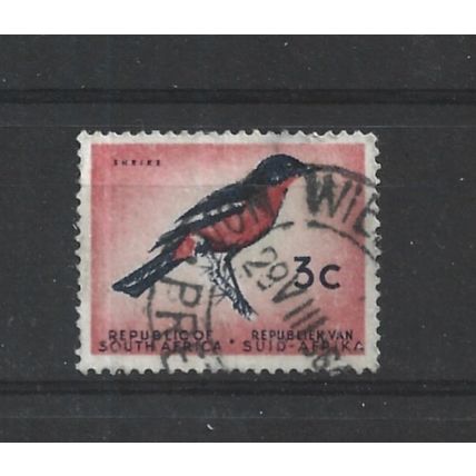 SouthAfrica.SG203 3c Burchells's Gonolek.Variety Unchecked.Fine Used.Aug25p