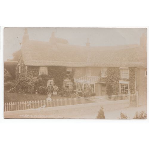 House in Pewsey Wiltshire RP Postcard Walton's Pewsey Series 64