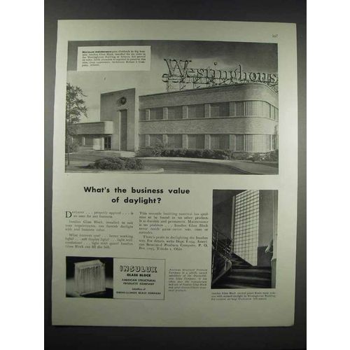 1948 Owens-Illinois Insulux Glass Block Ad
