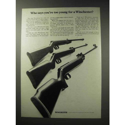 1969 Winchester Model 416; 423 and 435 Rifle Ad