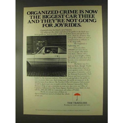 1977 The Travelers Insurance Ad - Organized Crime
