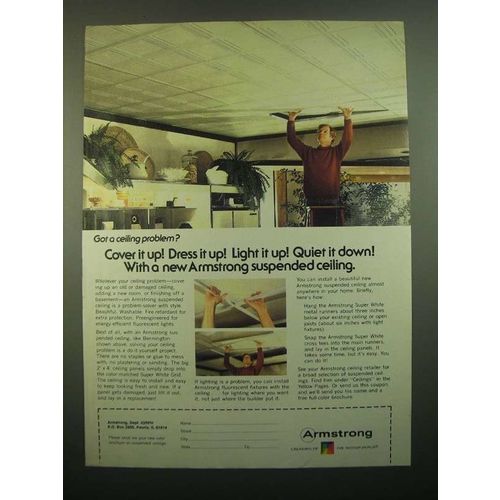 1980 Armstrong Suspended Ceiling Ad - Got a Ceiling Problem?