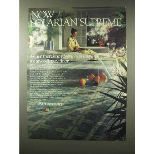 1980 Armstrong Solarian Supreme Floor Ad - No Ordinary