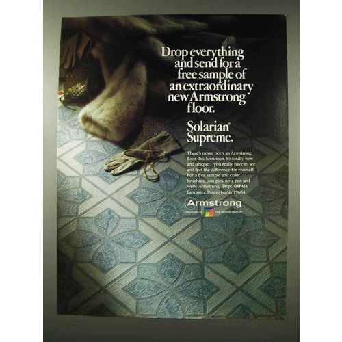 1980 Armstrong Solarian Supreme Floor Ad, Extraordinary
