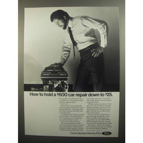 1984 Ford Extended Service Plan Ad - Hold Repair Down