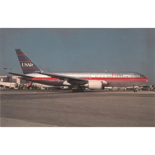 USair Boeing B767 201ER Aircraft Postcard (A20814)