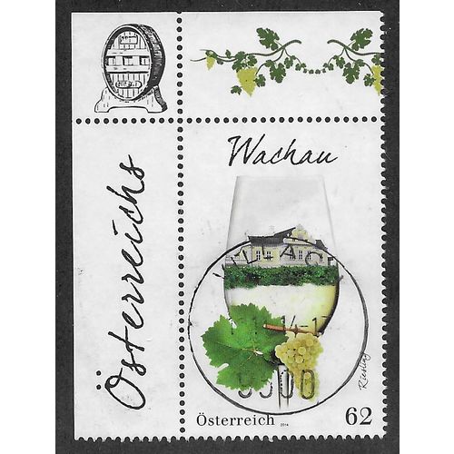 AUT 2014 62c 'WINE REGIONS - WACHAU' FINE USED (EBID56-335)