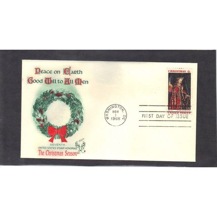 FDC Fleetwood 1363 6c Christmas (Cachet-U/A) CV42783