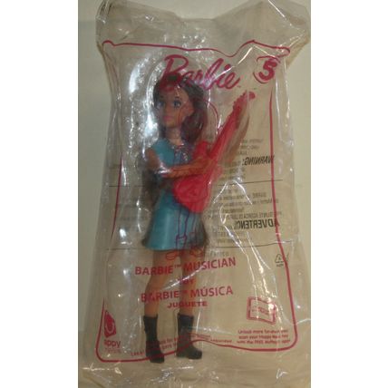 2019 McDonalds #5 Barbie Musician Mint in Package