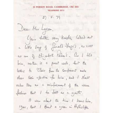 Brian Pippard Military Radiation Physicist WW2 Radar Hand Signed Letter
