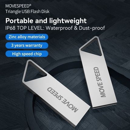 MOVESPEED Dust Waterproof Keyring 64GB USB Flash Drive Memory Stick Pen Drive