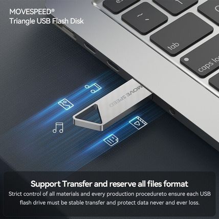 MOVESPEED Dust Waterproof Keyring 64GB USB Flash Drive Memory Stick Pen Drive