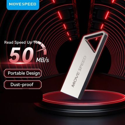 MOVESPEED Dust Waterproof Keyring 64GB USB Flash Drive Memory Stick Pen Drive