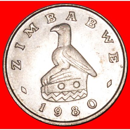 GREAT BRITAIN (1980-1997): ZIMBABWE ★ 1 DOLLAR 1980 LUSTRE!★LOW START★NO RESERVE