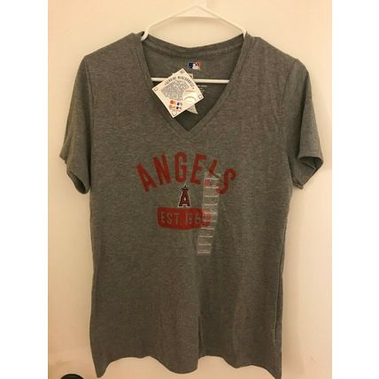 New Offical MLB Mens Gray Angels Est 1961 Medium T-Shirt