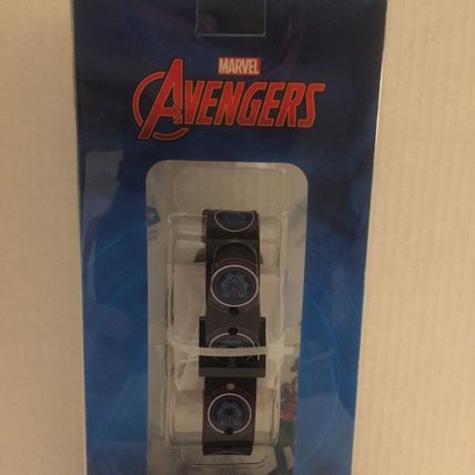 NEW Marvel Avengers Black Panther Flashing LCD Kids Watch