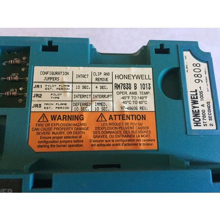 Honeywell RM7838 B 1013,HONEYWELL R7847B1031 DYNAMIC AMPLICHECK,ST7800A1005,AP