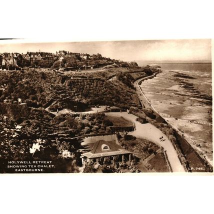 Holywell Retreat with Tea Chalet, Eastbourne, Sussex, England, 1952, Postcard