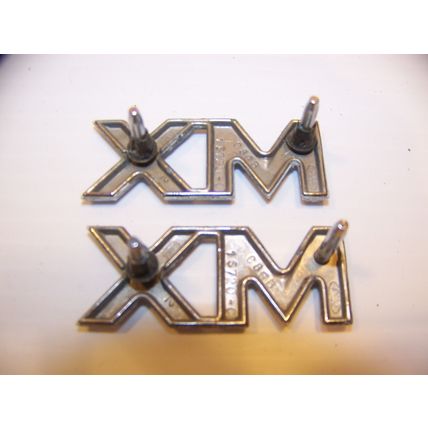 1968 69 MERCURY MONTEGO MX EMBLEMS OEM #C8GB-16720-C