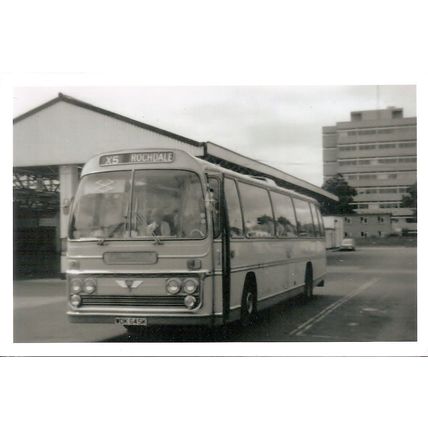 Black & White Photograph of Yelloway Motor Services Ltd. of Rochdale - WDK 645K