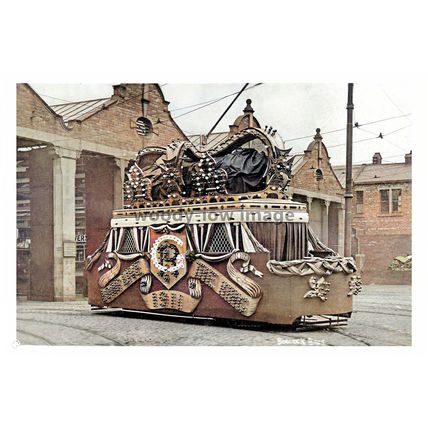 ptc0223 - Thornbury depot Bradford decorated car , Yorkshire - print 6x4