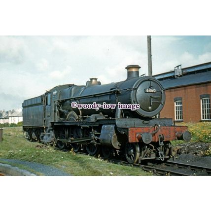 pu2453 - Cornwall - Engine No.6860 at Penzance Shed - print 6x4