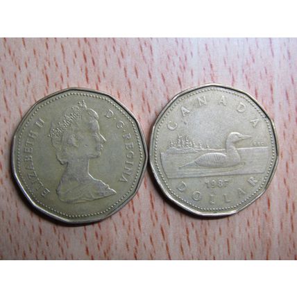 Canada 1987 $1 Dollar Coin