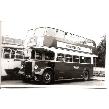 Black & White Photograph of Maidstone & District Motor Services Ltd. - NKT 881