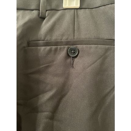 APT. 9 Men's Flat Front Dress Pants Easy Care Slim Fit Choose Your Size Gray