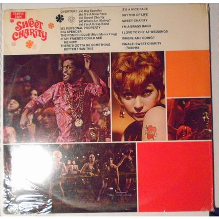 Shirley MacLaine And Sammy Davis Jr. ‎– Sweet Charity 1969 PROMO lp DL-71502 EX