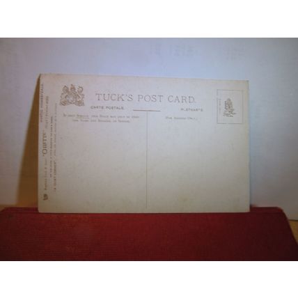A QUIET CORNER by S. Heverman unused postcard by Tuck. 'Oilette' art =