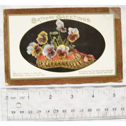 1909 postcard Birthday Greetings
