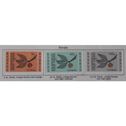 CYPRUS 1965 Europa set SG267-9 Mounted Mint