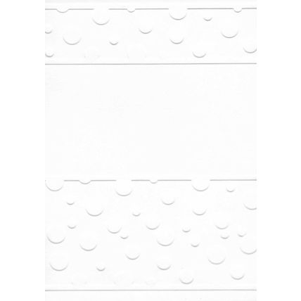 A6 Embossed Card. 10 Sheets. Bubbles. Cardmaking Scrapbooking Crafts Toppers