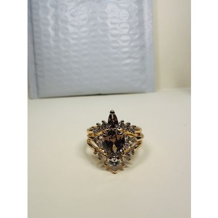 Bomb Party Sz8 Revealed BP Ring Fashion Jewelry RBP Radiant Brown Rose Gold P