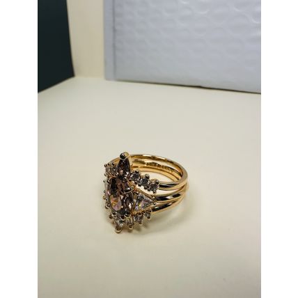Bomb Party Sz8 Revealed BP Ring Fashion Jewelry RBP Radiant Brown Rose Gold P