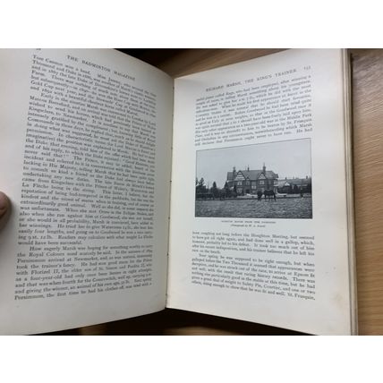 JAN TO JUNE 1909 THE BADMINTON MAGAZINE SPORTS BOUND VOL 28 BOOK (P12) AA