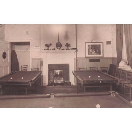 Moulton Cottage Billiards Snooker Club Northampton Antique Postcard