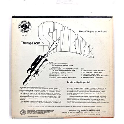Theme Star Trek Planet of The Apes Batman Superman 1975 LP Vinyl Record Album