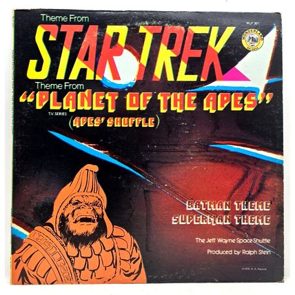 Theme Star Trek Planet of The Apes Batman Superman 1975 LP Vinyl Record Album
