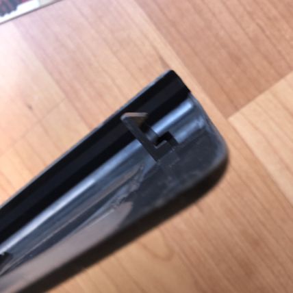 Volvo 1388749 Black Seatbelt Plastic Trim Back Seat V70 V70R Wagon 1998-2000