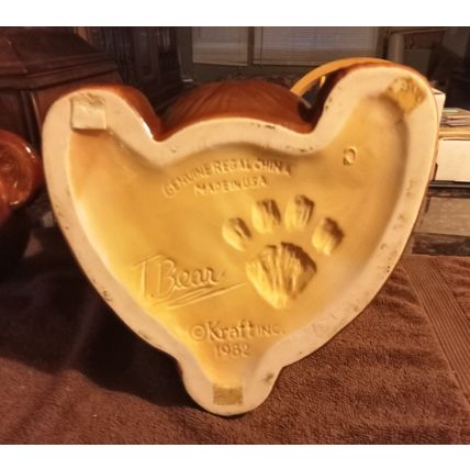 Old Vintage Original Cookie Jar Regal China Kraft T Bear 15" Tall 1982