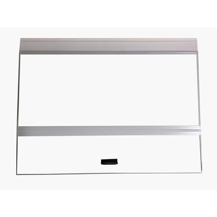 H2Pro Glass Canopy 2Piece Set for Marineland Perfecto 70/75/90/110 Gallon 48X18