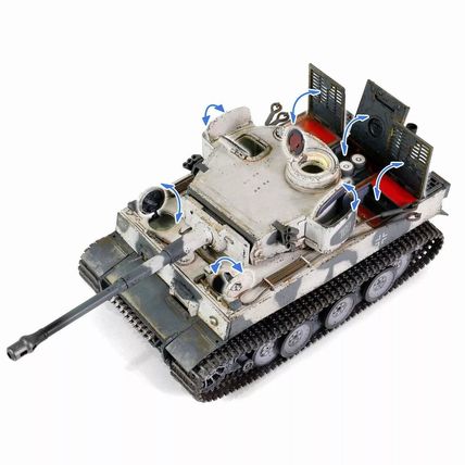 SD.KFZ.181 PZKPFW VI TIGER 1 GERMAN ARMY 1943 - FORCES OF VALOR FOV912042B 1/32