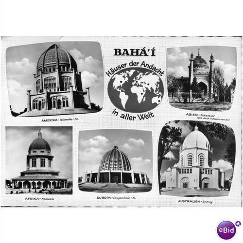Germany Postcard 1967 - BAHA I Hauser Der Andacht...