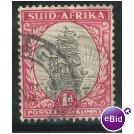 South Africa 1926 - SG 31 - 1d Drommedaris - used