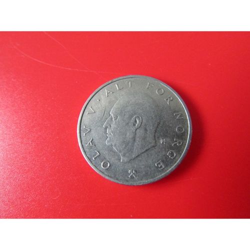1975 NORWAY ONE KRONE FREE POST. AAF