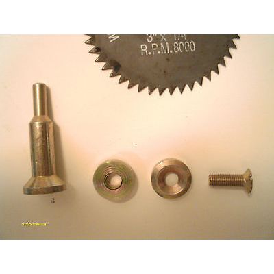 3 Inch 48 Teeth Wood Cutting Saw Blade & 1/4" x 3/8" Mandrel Hobbies New in Case